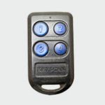 Keyscan Garage Remote Key Fob Blue black Keyscan Garage Remote Key Fob duplication