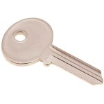 silver small mailbox blank key uncut